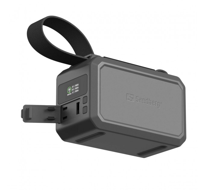 Sandberg Батарея універсальна Sandberg 40000mAh Survivor 100W, IPX4 Water resist, LED Torch, Pass-Through Charging (421-14)