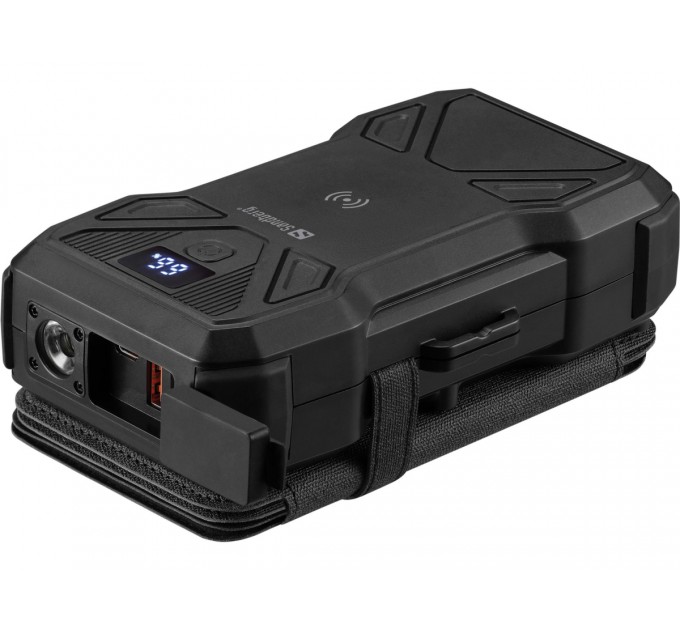 Sandberg Батарея універсальна Sandberg 27000mAh Solar 5-Panel 8W, PD/20W, IP54, Flashlight, wireless charging 15W (421-06)