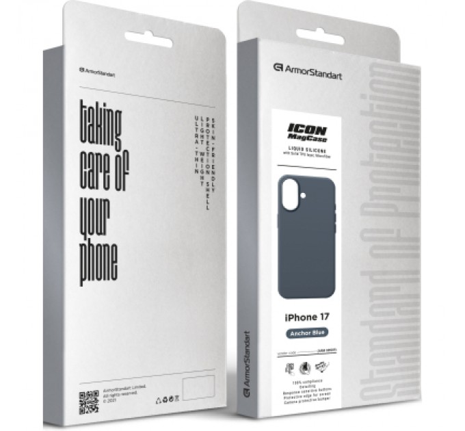 Armorstandart Чохол до мобільного телефона Armorstandart ICON2 MagCase Apple iPhone 17 Anchor Blue (ARM88989)
