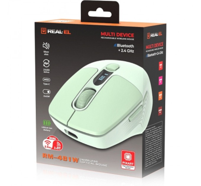 REAL-EL Мишка REAL-EL RM-481W (EL123200060)