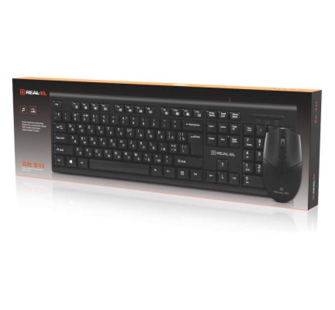 REAL-EL Комплект REAL-EL Kit 511 USB Black (EL123100052)