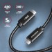 AXAGON Дата кабель USB-C to USB-C 2.0m USB 2.0 PD 240W 5A black AXAGON (BUCM2-CM20AB)