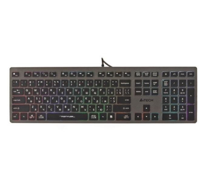 A4Tech Клавіатура A4Tech Fstyler FX60H Grey Neon Backlit