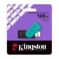 Флеш-накопичувач USB3.2 128GB Kingston DataTraveler Exodia S Black/Green (DTXS/128GB)