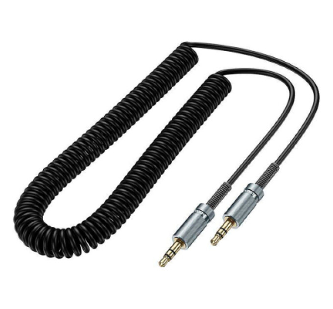 HOCO Кабель мультимедійний 3.5mm M to 3.5mm M 3.0m UPA31 Cindy spring AUX Black HOCO (6942007631235)