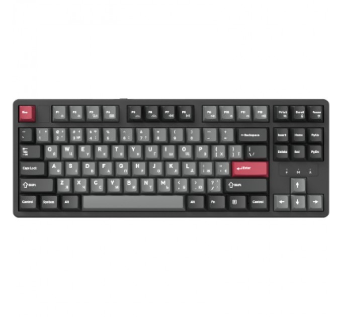 GamePro Клавіатура GamePro Asgard Ragnar Wireless/Bluetooth/USB UA Black (MK285BK)