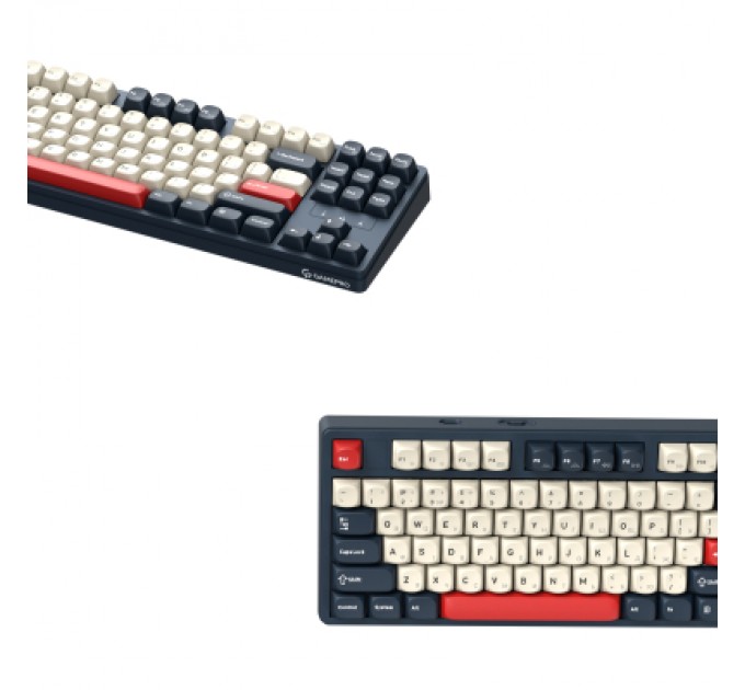 GamePro Клавіатура GamePro Asgard Ragnar Wireless/Bluetooth/USB UA Blue (MK285BL)