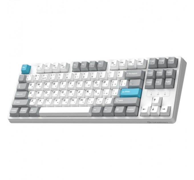 GamePro Клавіатура GamePro Asgard Ragnar Wireless/Bluetooth/USB UA White (MK285WH)