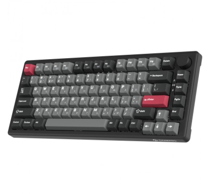 GamePro Клавіатура GamePro Asgard Yord Wireless/Bluetooth/USB UA Black (MK266BK)