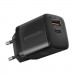 AXAGON Зарядний пристрій AXAGON 1xUSB QC4.0 + 1xUSB-C PD30W PPS black (ACU-PQ30)