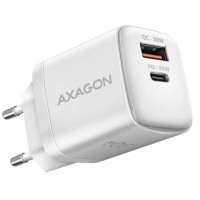 Зарядний пристрій AXAGON 1xUSB QC4.0 + 1xUSB-C PD30W PPS white (ACU-PQ30W)