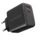 AXAGON Зарядний пристрій AXAGON 1xUSB QC4.0 + 1xUSB-C PD45W PPS black (ACU-PQ45)