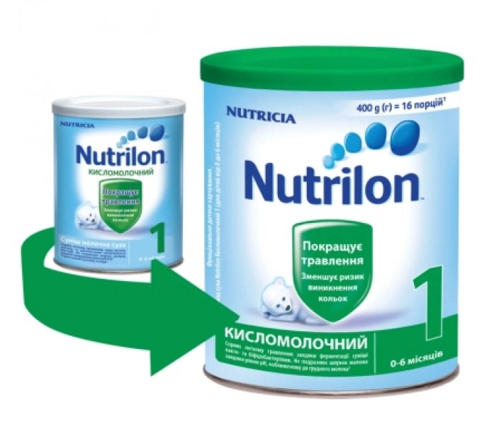 Nutrilon Дитяча суміш Nutrilon Кисломолочна 1 400 г (5900852073274)