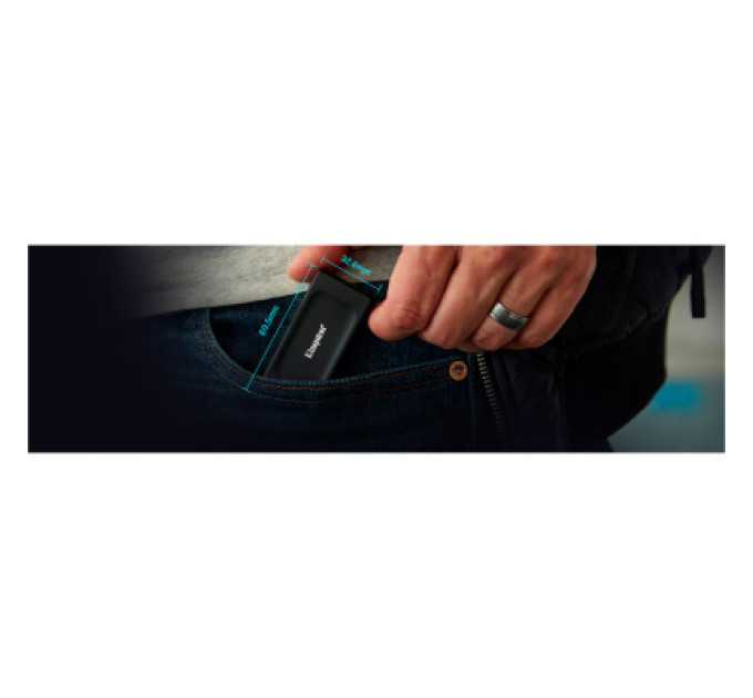 Kingston Накопичувач SSD USB Type-C 2TB XS1000 Kingston (SXS1000/2000GA)