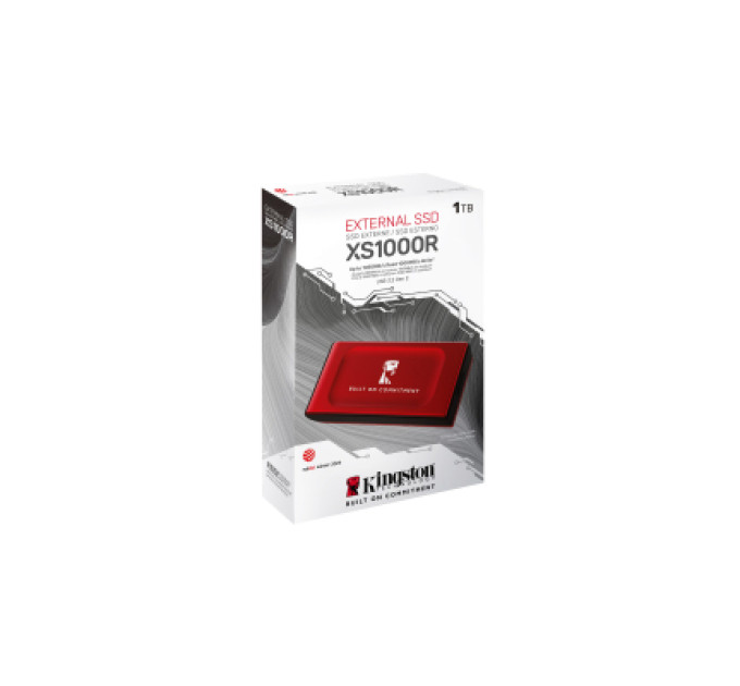 Kingston Накопичувач SSD USB Type-C 1TB XS1000 Kingston (SXS1000R/1000GA)