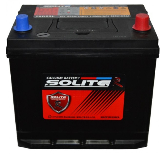 Solite R Акумулятор автомобільний Solite R 65Ah (75D23L)