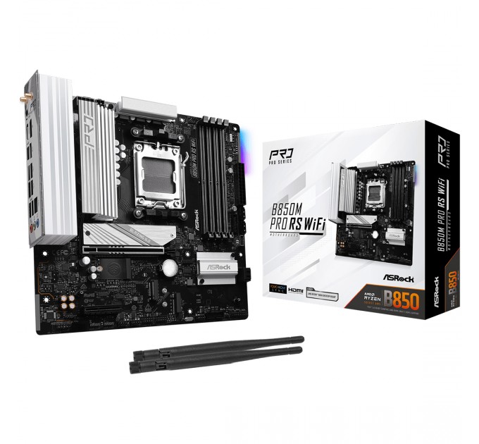 ASRock Материнська плата ASRock B850M Pro RS WiFi Socket AM5