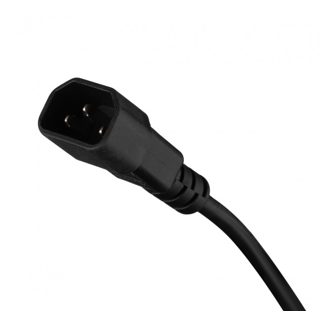 2E Фільтр живлення 2E 3 розетки, 1 м, черный (2E-U03C14M1BK)