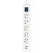 2E Мережевий фільтр 2E 5хSchuko, 1 х USB, 1 x USB-C, 3 м (2E-SP515M3USBWH)