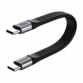 Cabletime Кабель Cabletime USB Type-C - USB Type-C (M/M) PD 240W, 0.15 м, Black (CU45B)