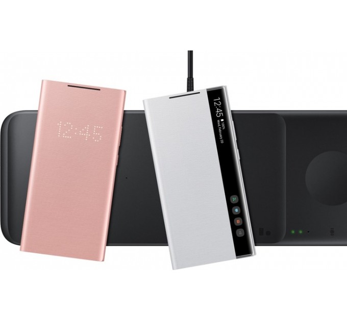 Samsung Безпровідний зарядний пристрій Samsung Wireless Charger Trio charger Black (EP-P6300TBRGRU)
