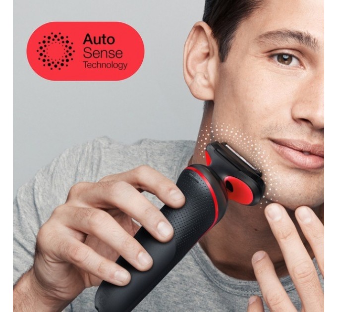 Braun Електробритва Braun Series 5 51-R1000s Black/Red