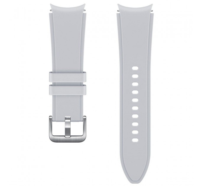 Samsung Ремінець Samsung Ridge Sport Band для Samsung Galaxy (20mm, S/M) / Watch 4 / Watch 5 / Watch 6 Silver (ET-SFR88SSEGRU) OEM
