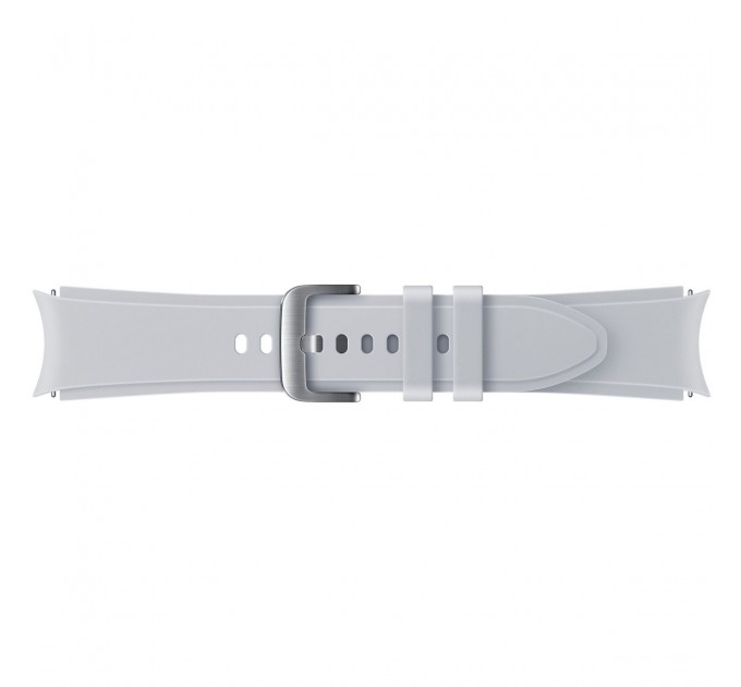 Samsung Ремінець Samsung Ridge Sport Band для Samsung Galaxy (20mm, S/M) / Watch 4 / Watch 5 / Watch 6 Silver (ET-SFR88SSEGRU) OEM