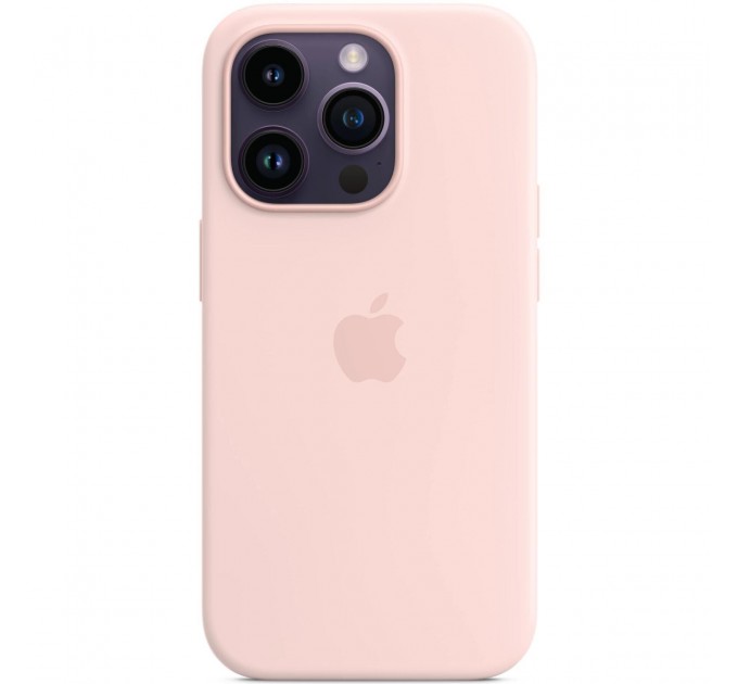 Apple Чохол-накладка Apple Silicone Case with MagSafe для Apple iPhone 14 Pro Max Chalk Pink (MPTT3)