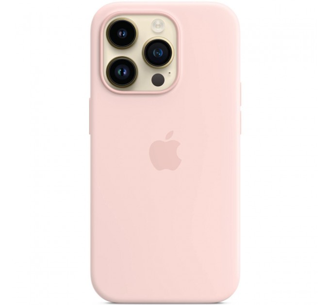 Apple Чохол-накладка Apple Silicone Case with MagSafe для Apple iPhone 14 Pro Max Chalk Pink (MPTT3)