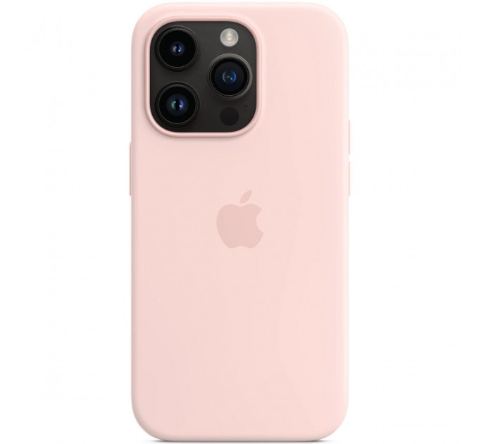 Apple Чохол-накладка Apple Silicone Case with MagSafe для Apple iPhone 14 Pro Max Chalk Pink (MPTT3)