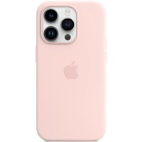 Чохол-накладка Apple Silicone Case with MagSafe для Apple iPhone 14 Pro Max Chalk Pink (MPTT3)