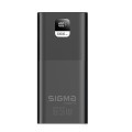 Sigma Батарея універсальна Sigma X-power SI30A6QLX 30000mAh, PD/65W, LED, cable 100w, black (4827798835111)