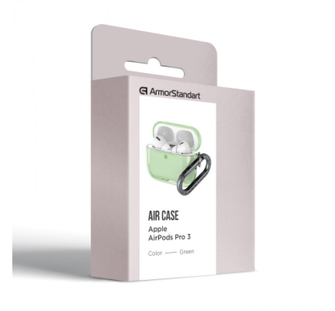 Armorstandart Чохол для навушників Armorstandart Air для Apple Airpods Pro 3 Green (ARM88305) (ARM88305)