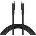 Canyon Дата кабель USB-C to USB-C 1.0m OnWire 60CL C-C 60W COLOR Braided 1m Black Canyon (CND-CCAP60AB10B)