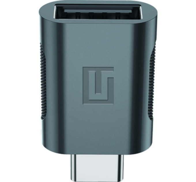 Armorstandart Дата кабель OTG USB-C to USB-A Space Grey Armorstandart (ARM69356)