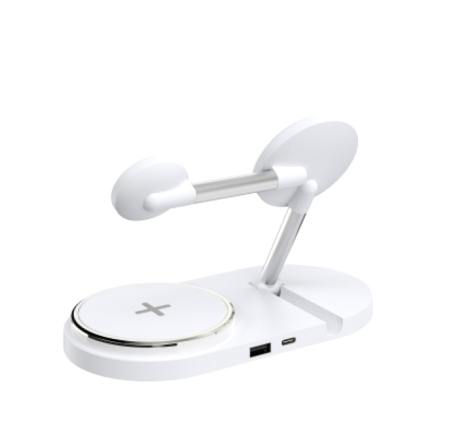 Armorstandart Зарядний пристрій Armorstandart Wireless Charging H101 3 in 1 Magnetic White (ARM78102)