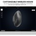 Keychron Мишка Keychron M7 Wireless/Bluetooth/USB Black (M7-A1)