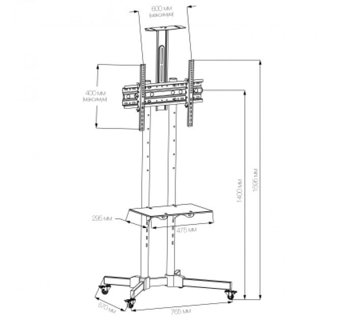 Vinga Стійка презентаційна Vinga TFS-W0564B1