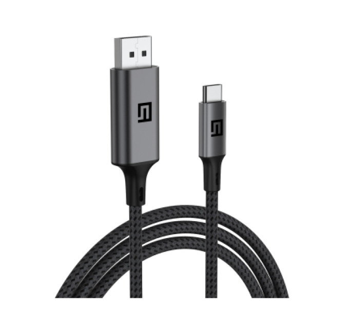 Armorstandart Кабель мультимедійний USB-C to DisplayPort 2.0m 4K60Hz black Armorstandart (ARM76892)
