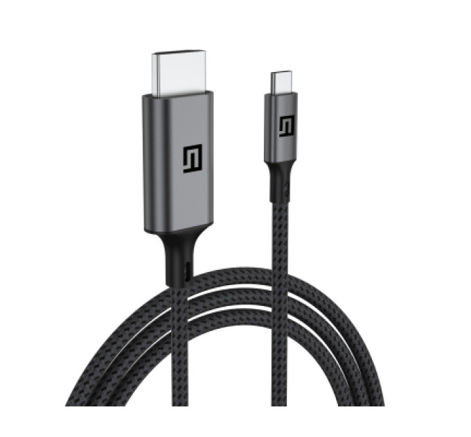 Armorstandart Кабель мультимедійний USB-C to HDMI 2.0m 4K60Hz black Armorstandart (ARM76891)