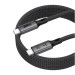 Armorstandart Дата кабель USB-C to USB-C 1.0m USB4 40Gbps 240W 8K60Hz black Armorstandart (ARM81921)