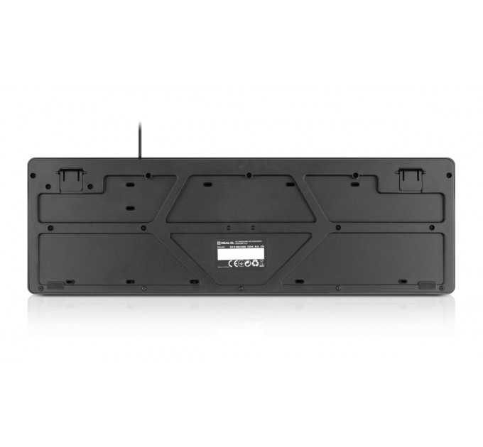 REAL-EL Комплект (клавіатура, миша) REAL-EL Standard 504 Kit Black (EL123100037)