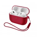 Armorstandart Чохол для навушників Armorstandart Silicone Case для Apple Airpods Pro 3 Wine Red (ARM88302)