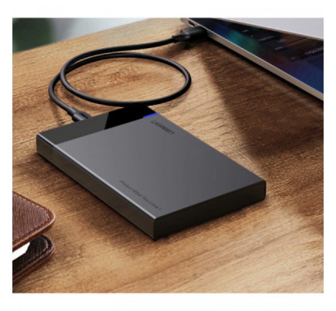 Ugreen Кишеня зовнішня UGREEN USB 3.1 to 2.5" HDD/SSD US221 black (50743)
