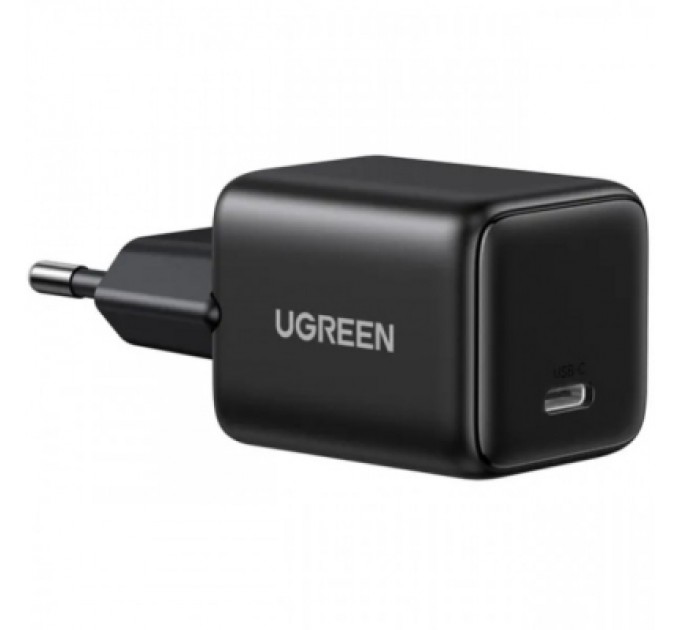 Ugreen Зарядний пристрій UGREEN USB-C PD20W GaN X512 black (55553)