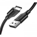 Ugreen Дата кабель USB 2.0 AM to Type-C 1.0m US287 Black Ugreen (60116)