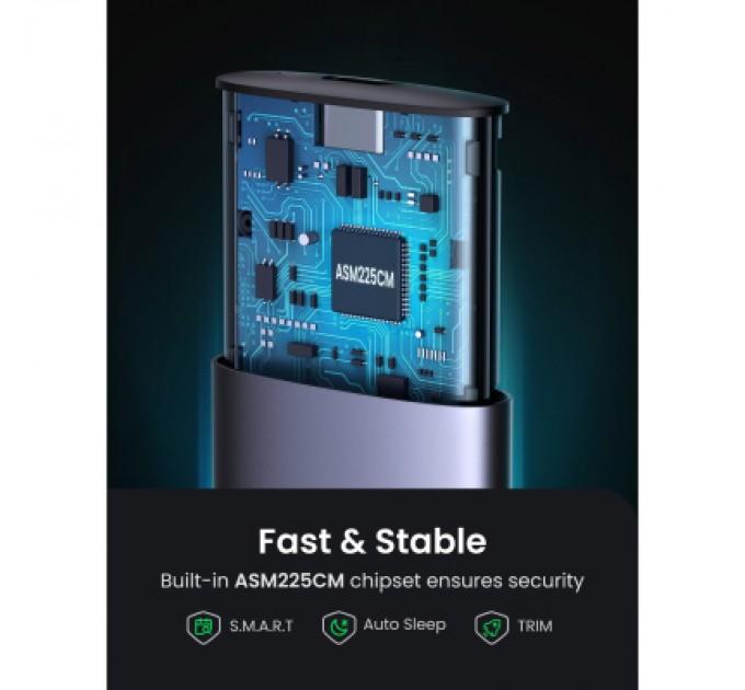 Ugreen Кишеня зовнішня Ugreen SSD M.2 (NVME) M-KEY 3.1 GEN2 CM400 (10902)