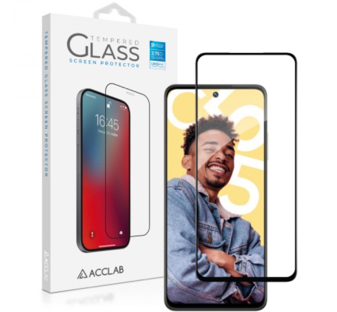 ACCLAB Скло захисне ACCLAB Full Glue Realme C55 Black (1283126579714)