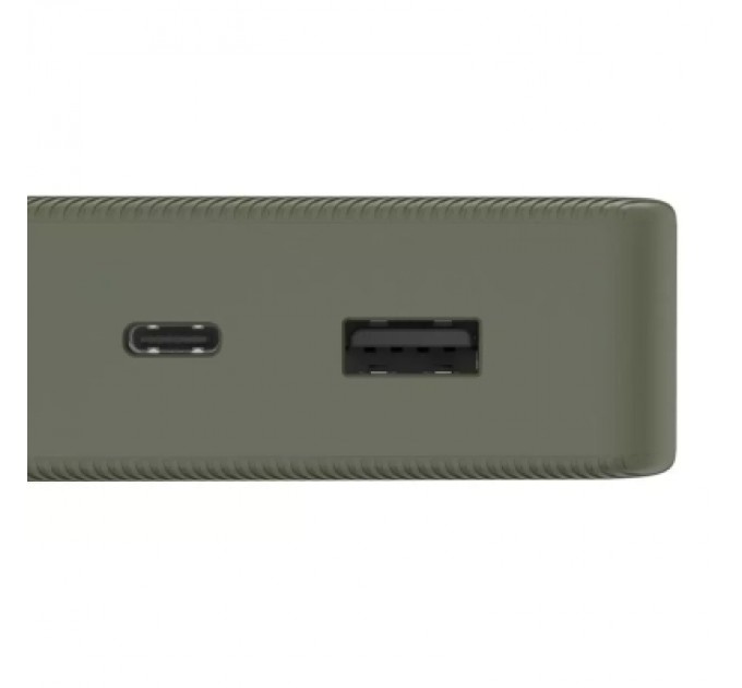 Hama Батарея універсальна Hama 20000mAh, 15W/5V/3A, USB-C, USB-A, green (00201716)